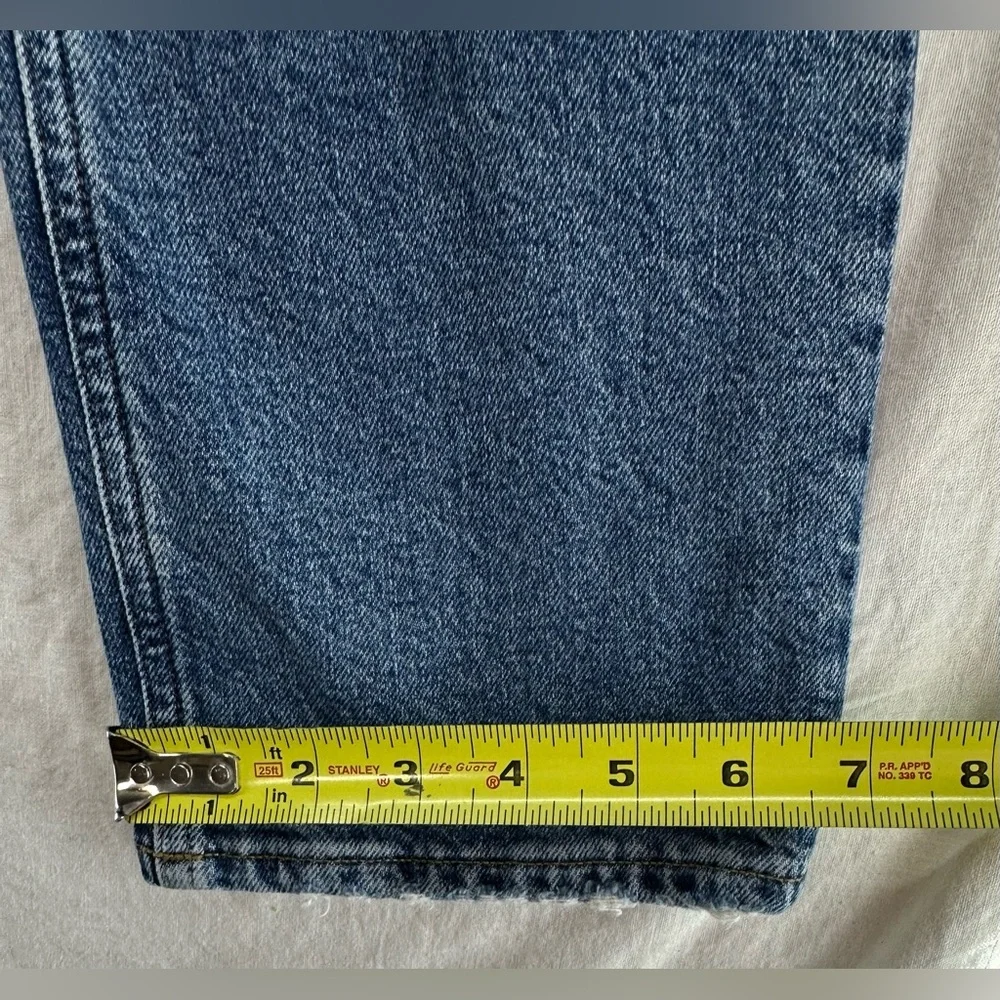 Agolde Womens Riley High Rise Straight Crop Cotton‎ Denim Button Fly Jeans 27 - Picture 8 of 11